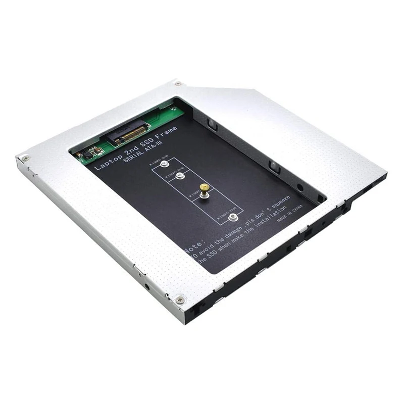 NGFF M.2 M2 2Nd HDD Caddy 12 7 мм SATA 3 Optibay жесткий диск корпус адаптер DVD ROM 2 5 SSD чехол для