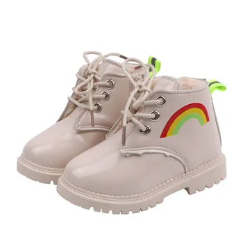 

Baby Boots Children's Boys Girls Winter Fur Boots Kids Non-slip Warm Snow Boots Wool Students Sports Shoes EUR 21- 30