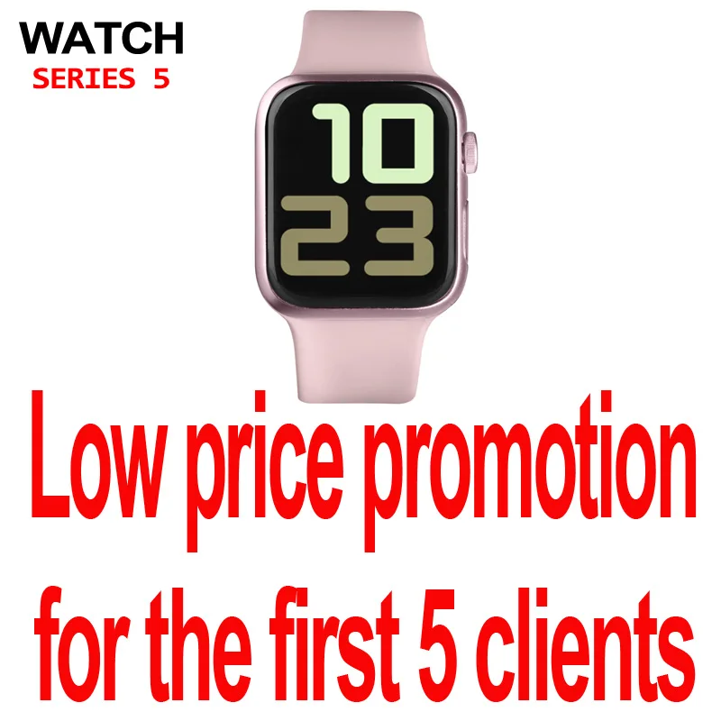 Смарт-часы для мужчин и женщин, 38 мм, 1,3 дюймов, монитор сердечного ритма, трекер спортивной активности, Relogio, умные часы для Apple Watch, iPhone, Android - Цвет: P Pink-Only 5pcs
