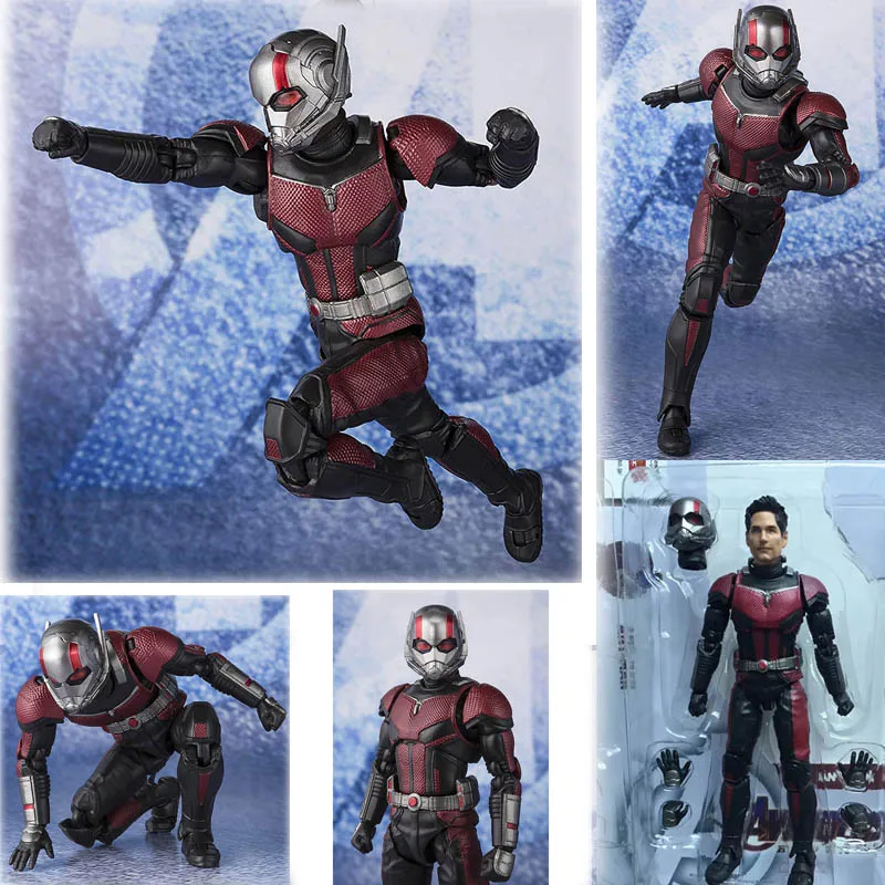 C in Retail Box Фильм Мстители 4 эндшпиль Marvel SHF танос Черная Вдова Тор Капитан Марвел Человек-муравей фигурка модель игрушки подарок - Цвет: C in Retail Box