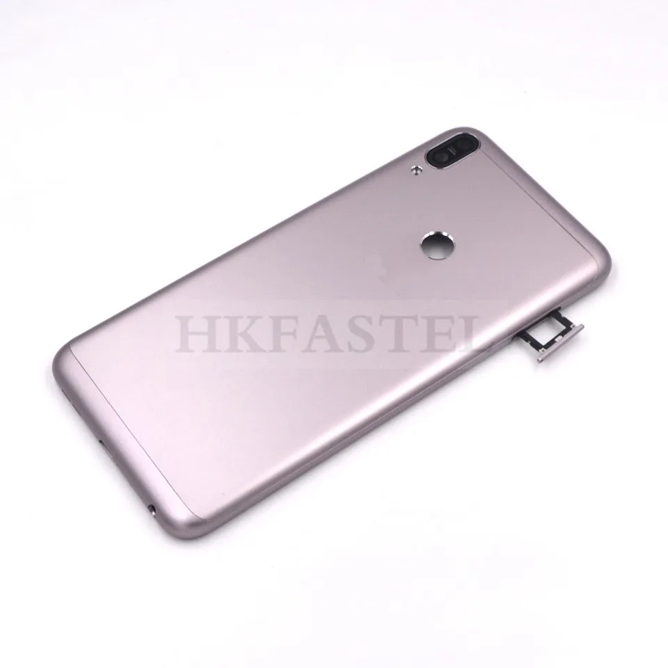 Back SIM Tray Gold Корпус ZB602KL для Asus Zenfone Max Pro(M1) ZB602KL, задняя крышка на батарейках, лоток для sim-карт SD, Кнопка громкости питания - Цвет: Back SIM Tray Gold