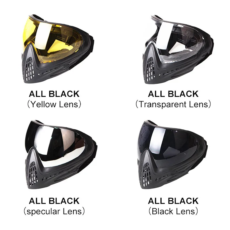 Masque facial complet FMA F1 avec monocouche, masque de protection de