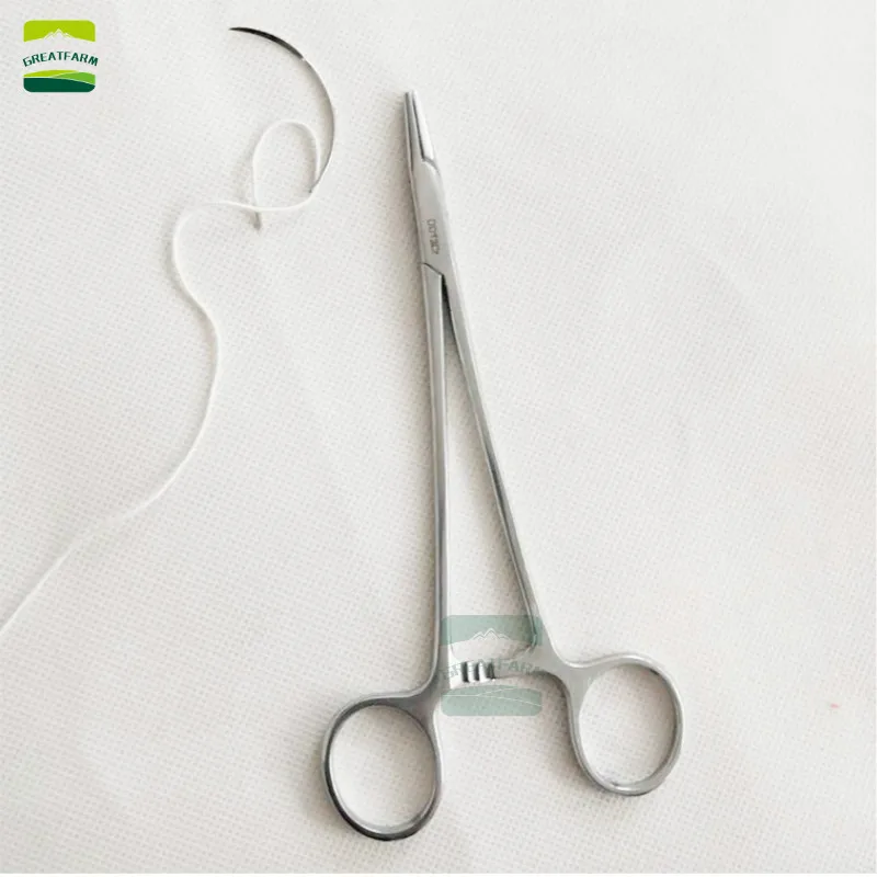 Медицинская нить для ветеринара хирургический шовный инструмент свиньи рогатый