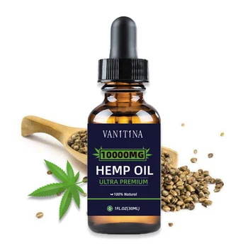 

Hemp Oil(10000mg) Natural Hemp Extract for Pain and Anxiety Relief Anti Inflammatory, 1 fl.oz