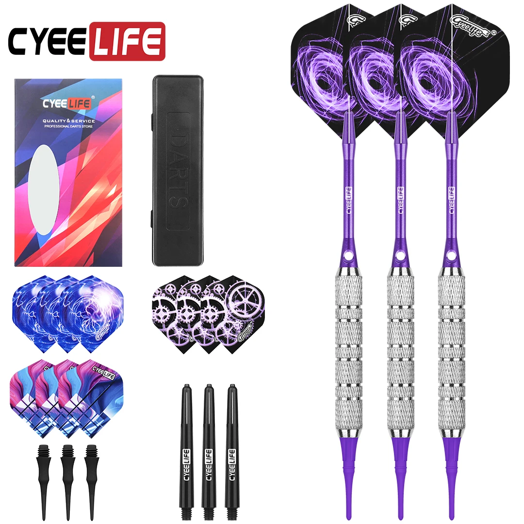 Cyelife-Dardos de punta suave, 16/18g, profesionales, electrónicos, con Dardos de nailon, accesorios para Dardos