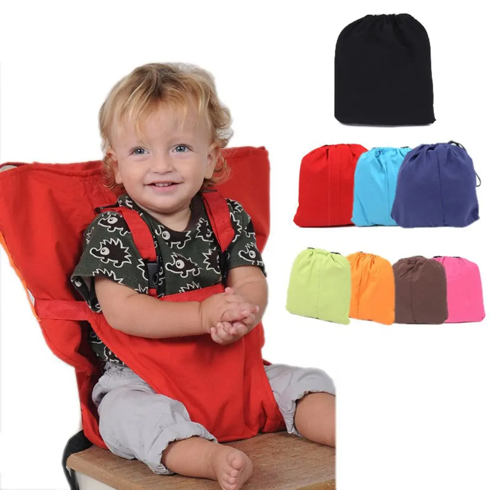 Portable Baby Dining Chair Seat Baby Safety Chair Seat Strap Adjustable Chair Seat Color Dining Chair Bag