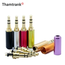 10 шт. 3,5 мм штекер RCA аудио разъем 3 полюсная позолоченная вилка адаптер для наушников для DIY стерео гарнитура или используется для ремонта наушники