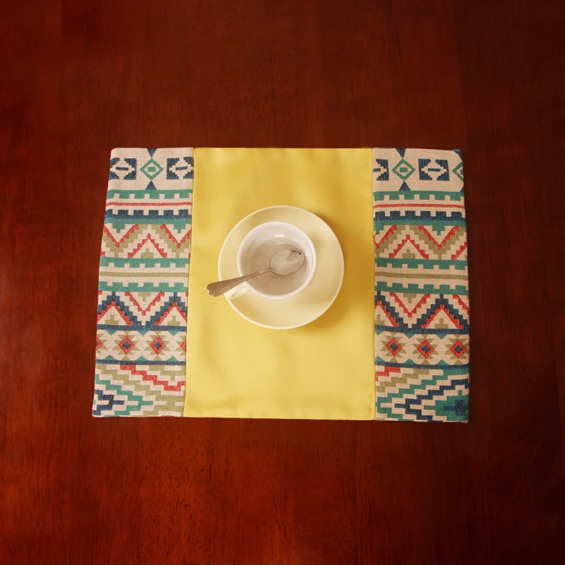 Ткань Экологичная мантелята индивидуальная тарелка для обеденного стола posavone onderzeters бирдекели подстаканник американский стиль
