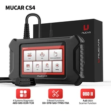 

MUCAR CS4 OBD2 Scanner 4 Systems Automotive Scanner Diagnostic Tool with Oil/EPB/SAS/TPMS/Throttle Body Reset Car Code Reader