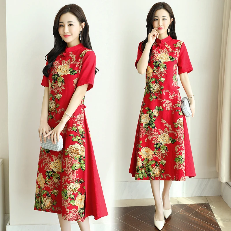 Китайское платье Ципао классическое женское улучшенное cheongsam Восточное свадебное платье для невесты вечернее платье китайское платье