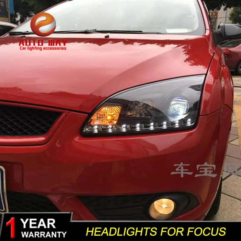 JGD новый стиль для Ford светодиодная фара Focus 2005-2008 Bi-Xenon передняя светодиодные фары