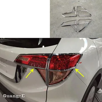 

High Quality Car Styling ABS Chrome Trim Tail Light Rear Back Frame Lamp Cover 4pcs For Honda HRV HR-V Vezel 2019 2020