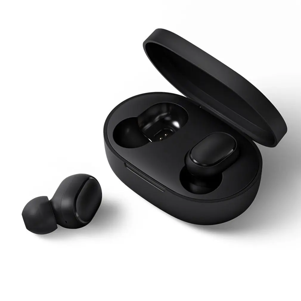 Оригинальная bluetooth-гарнитура Xiaomi Redmi AirDots 5,0 TWS True Беспроводная стерео SBC мини-световые наушники автоматическая зарядная коробка