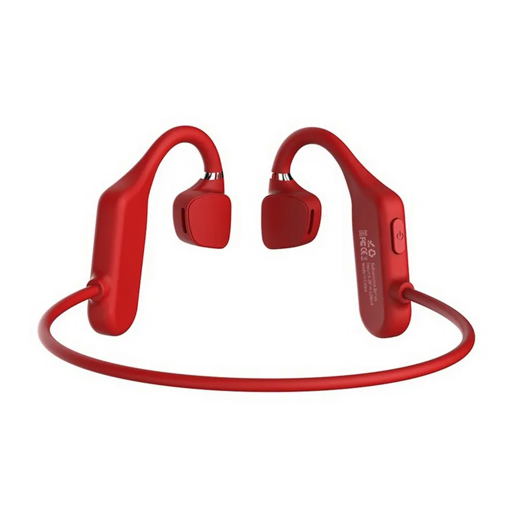 Waterproof Wireless Bone Conduction Headset Wireless Not In Ear Comfortable Ear Hook Wear Sports Headphones