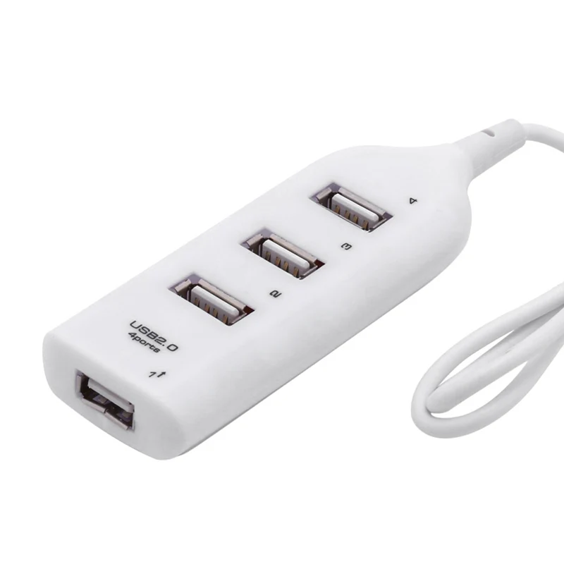 4 Порты и разъёмы Micro usb-хаб 2,0 USB высокоскоростной разветвитель 480 Мбит/с USB 2,0 концентратор расширительный Кабель-адаптер для планшетных ноутбук Тетрадь