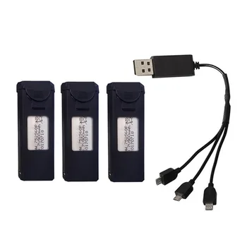

3pcs 3.7V 900mAh Battery For XS809S XS809 Quadcopter Mini Drone Spare Parts RC Drone Backup Battery Helicopter Accessories
