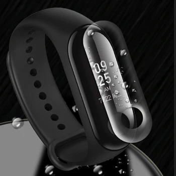 

5Pcs Hydrogel Protective Film For Xiaomi Mi Band 5 Protection Film Full Screen Protector Not Tempered Glass Cover Smart Watch
