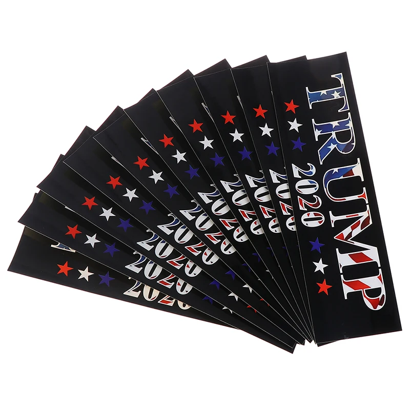 10PCS Donald Trump Bumper Sticker 2020 Make America Great Again USA Decal 