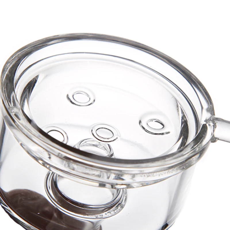 Hookah Accessories 1PC Big Hole Glass Bowl Shisha Head Tobacco Pot With Charcoal Holder Chicha Narguile Part