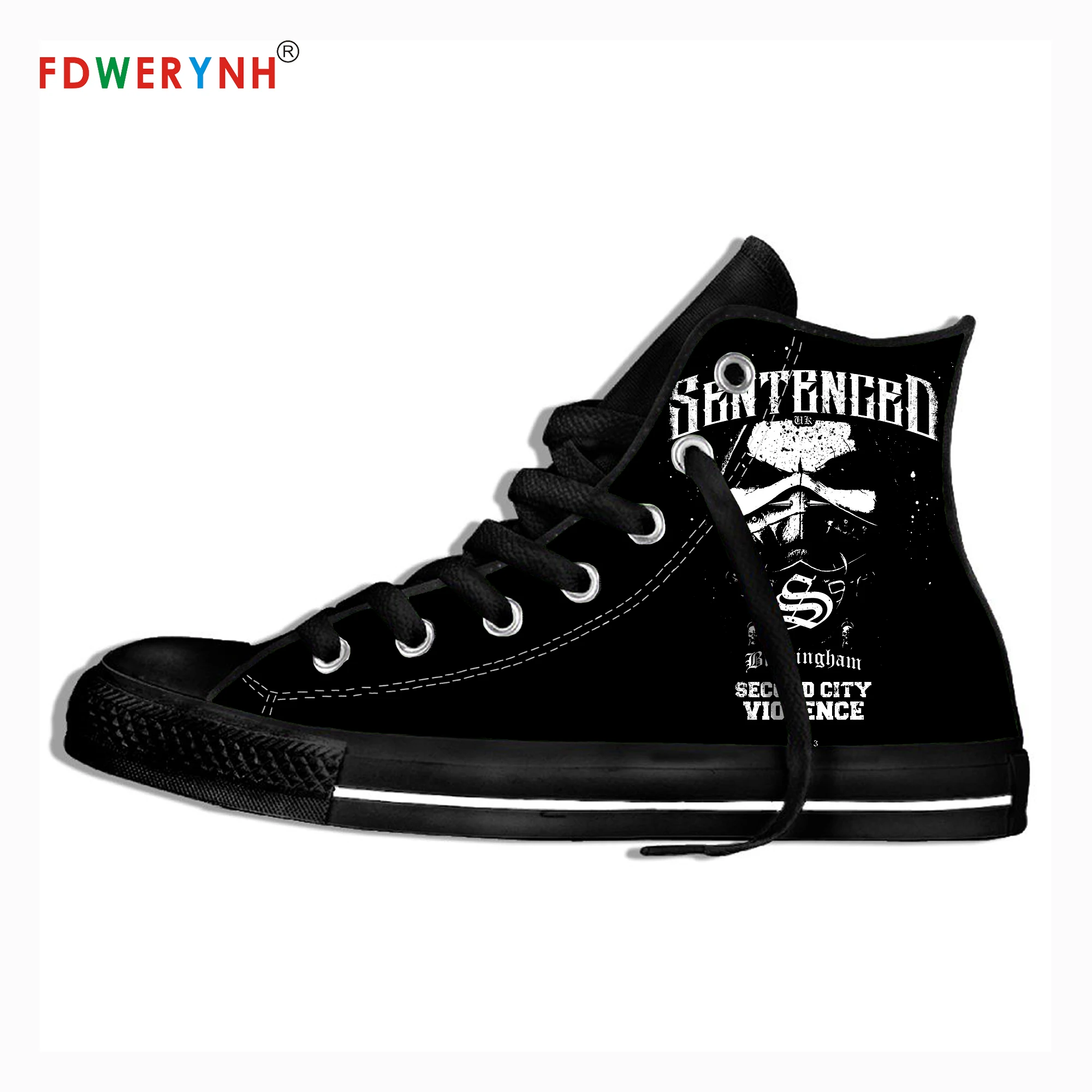 

Men's Casual Shoes Sentenced Band Most Influential Metal Bands of All Time 3D Pattern Logo Men Shoes