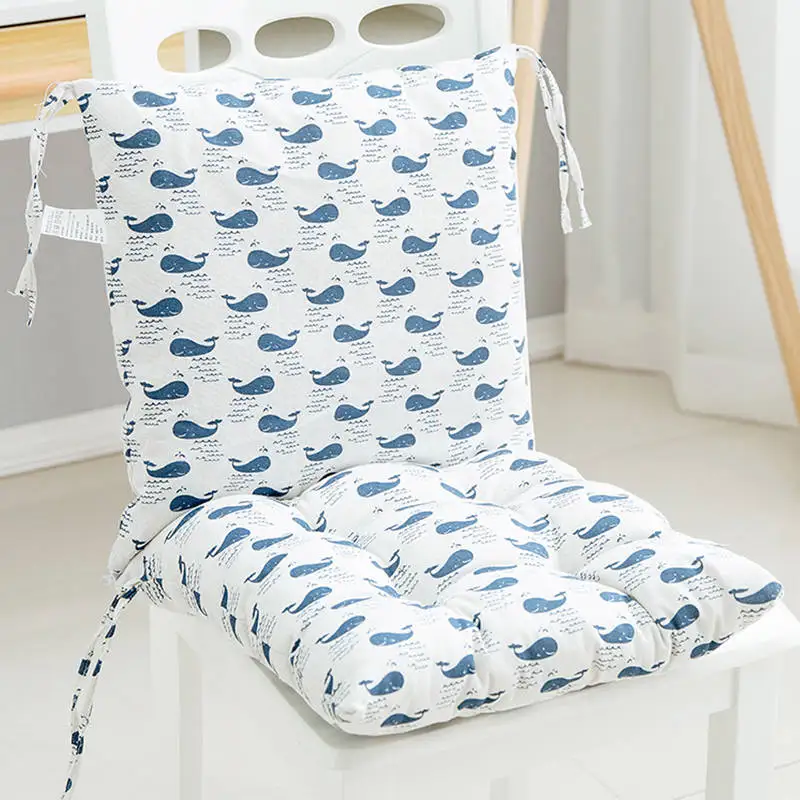 Conjoined Chair Cushion Back Cushion Office Chair Cushion Dining Chair Pad Zipper Splicing Conjoined Seat Pad Home Decor Pad