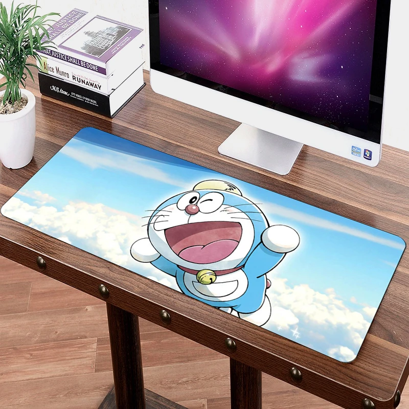 Игровой коврик для мыши 70x30 см, коврик для мыши с героями мультфильмов Doraemon аниме, модный коврик для ноутбука, коврик для ноутбука XL