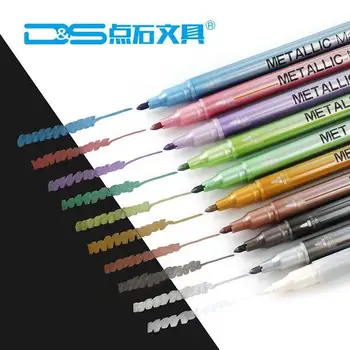 

Ds-701s Soft Head Metal Mark Pen Colorful Marking Pen Marker Office Stationery