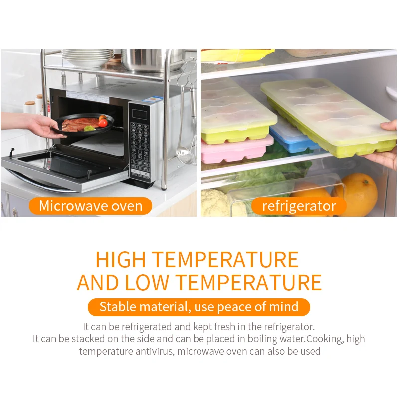 12 шт. кухонные универсальные аксессуары силиконовые многоразовые чаши для еды