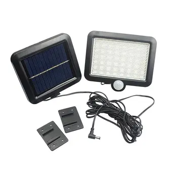 

Solar Powered 56 LED Split Human Body Induction Lamp Light Outdoor Park House Garden Pathway Automatic