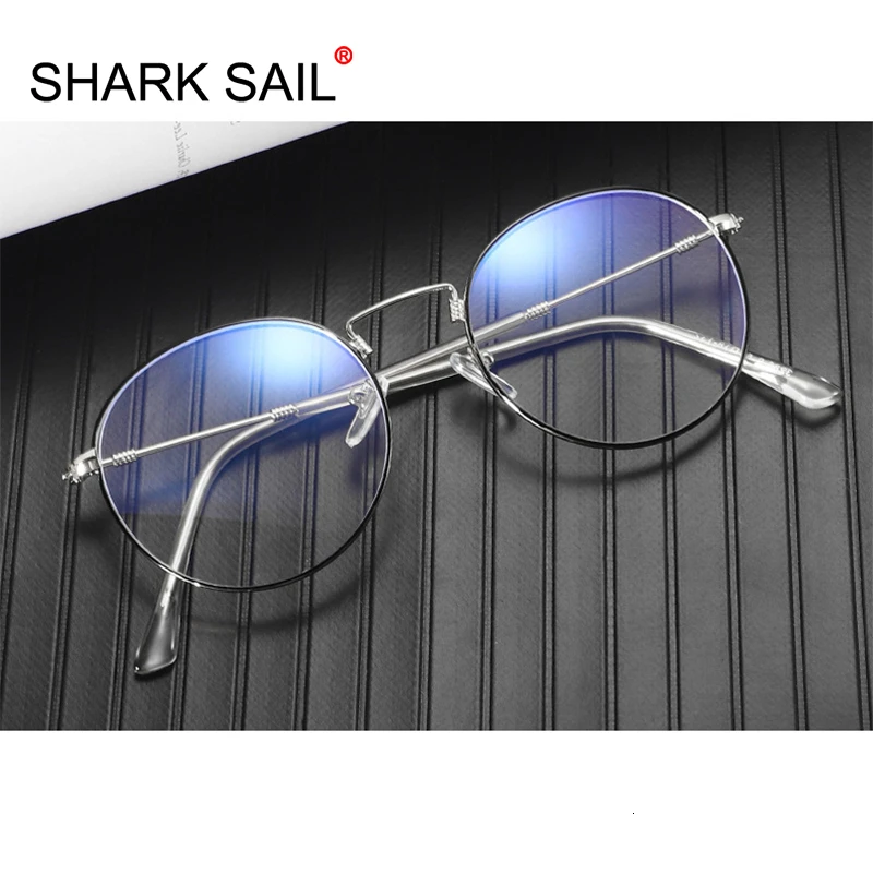 

SHARK SAIL Filtering Protect Eyesight Anti Blue Light Glasses Ladies Look at Phone Transparent Blocking Computer Glasses Women