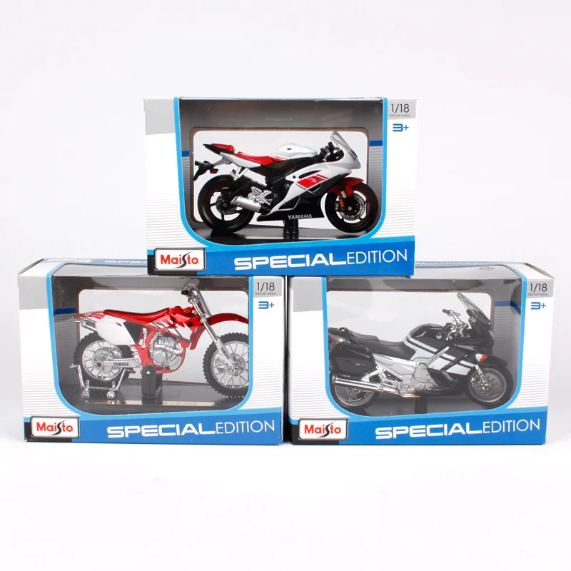 Весы Maisto для мотоциклов и Yamaha 1/18 1:18 дисплей литья под давлением модель подарок на