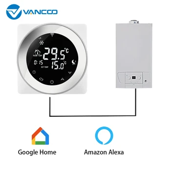 

Wifi Smart Remote Control Underfloor Heating Thermostat For Gas Boiler Support Google And Alexa