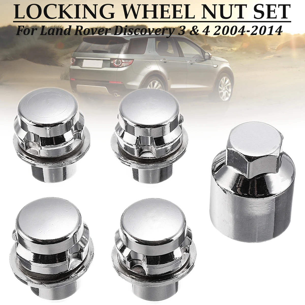 

35mm Auto car locking wheel lock kit wheel nuts set Bolt for Discovery 3 & 4/Range Rover Sport/L322 RRB500120 RRD500510