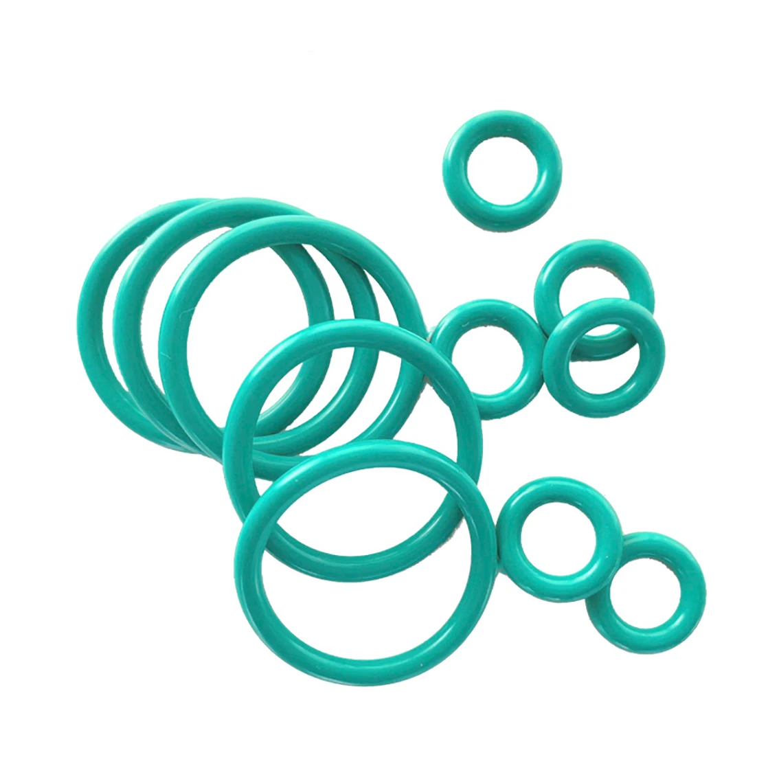 O.D= 3mm to 60mm Metric O-Rings Clear Silicone Rubber Seals Flat Washers Gaskets 