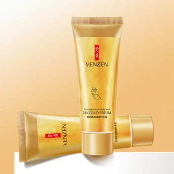 

Gold Hand Cream Moisturizing Smooth Fine Lines Brighten Skin Color Hand Cream Nourishing Q1