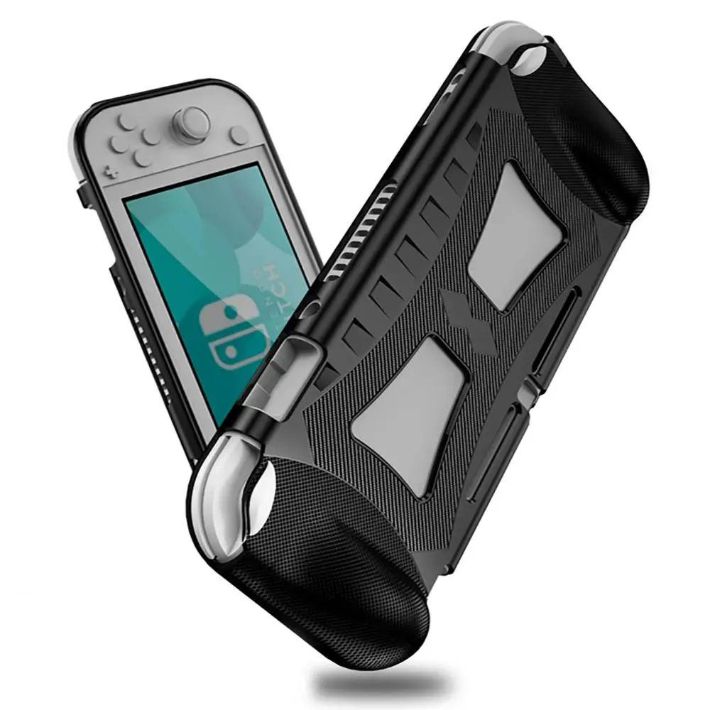 

iBen TPU Soft Protective Case For Nintend Switch Lite Ergonomic Non-slip Rubber Stand Case For NS Switch Lite mini Console