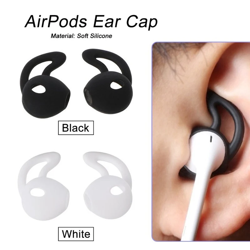 Для Air Pods силиконовые аксессуары для AirPods gear Iconx для Airpod ушные крючки наконечники наушники для Apple AirPods чехол earpods чехол