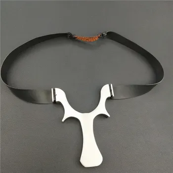 

2019 New New 1Set High Quality Stainless Steel Slingshot Various Styles Flat Rubber Bands For Outdoors Hunting Shooting
