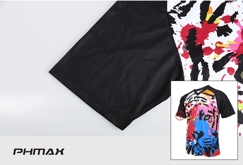 PHMAX майка для мотокросса, велосипедная футболка для езды на мотоцикле, футболка для езды на велосипеде, одежда для езды на горном велосипеде