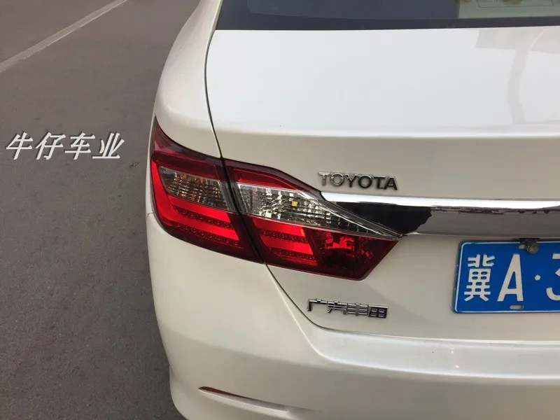 Автомобильный Стайлинг для Toyota Camry V50 задний светильник s 2012 2013 Camry светодиодный задний светильник Aurion задний фонарь DRL+ тормоз+ Парк+ сигнал