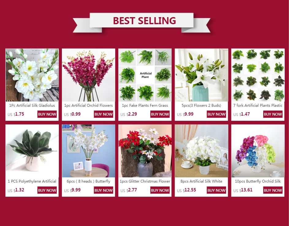 10 branch Silk Artificial Flower Rose Silk Fake Flower for Valentine's Day Gift Wedding Holding Flowers Home Decorations