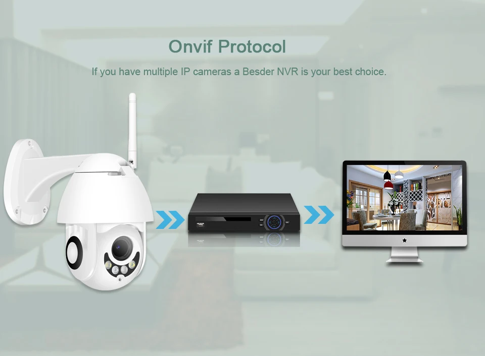 H.265 1080P WiFi IP камера беспроводная Проводная PTZ наружная скорость купольная CCTV камера видеонаблюдения приложение ICSee двухстороннее аудио ONVIF
