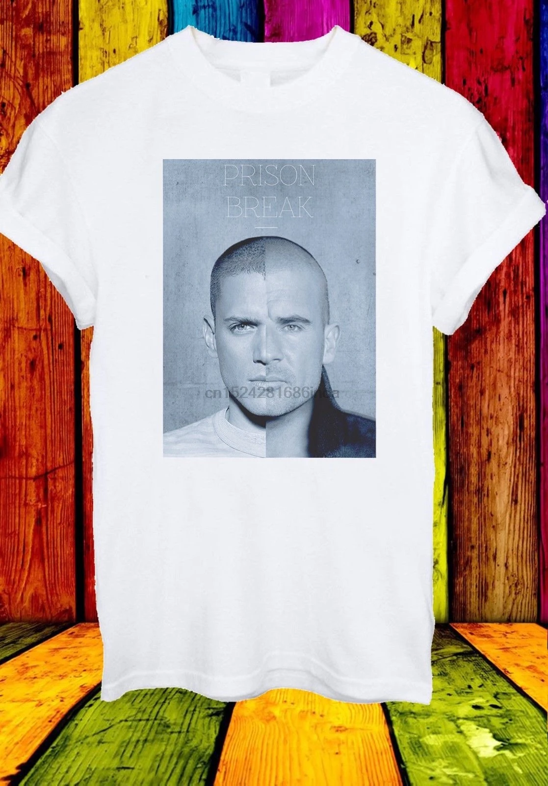 Prison Break Майкл Скофилд Линкольн серия лицо Мужчины Женщины унисекс футболка 573 3D