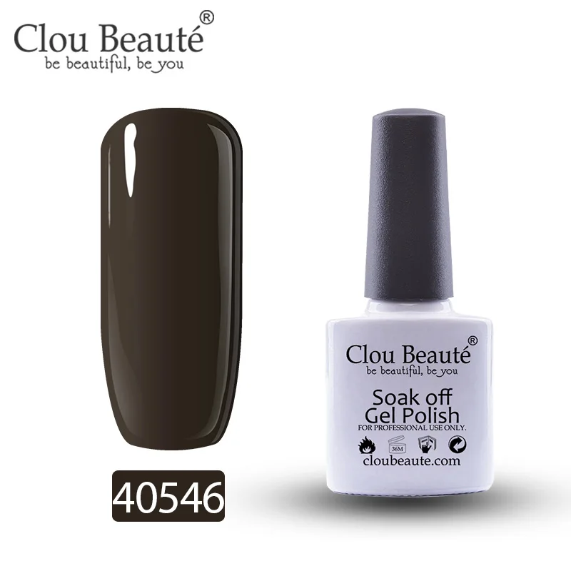 40546 Clou Beaute 79 цветов Гель-лак для ногтей Маникюрный УФ СВЕТОДИОДНЫЙ Цветной Гель-лак UV Vernis Полупостоянный гель лак для ногтей гель-краска - Цвет: 40546