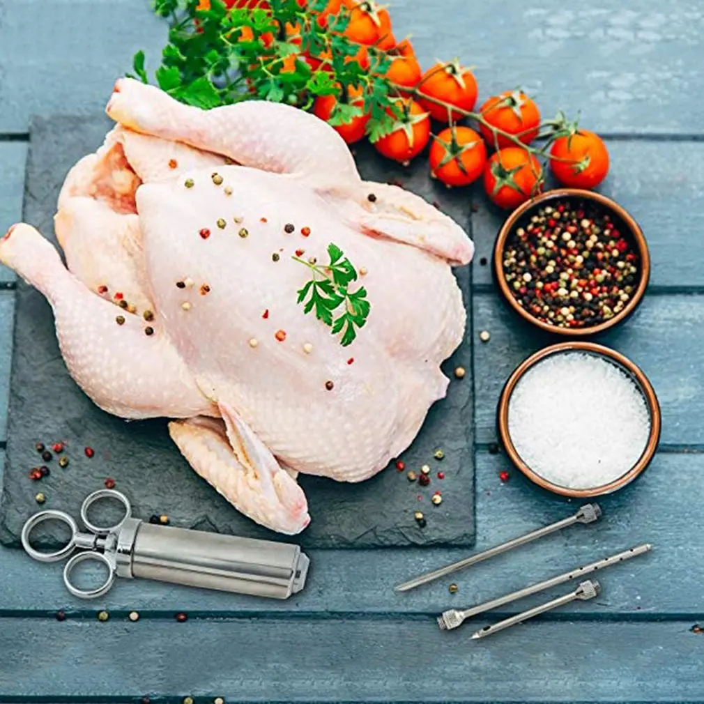 Шприц для сока барбекю из нержавеющей стали 304|Вилки| |