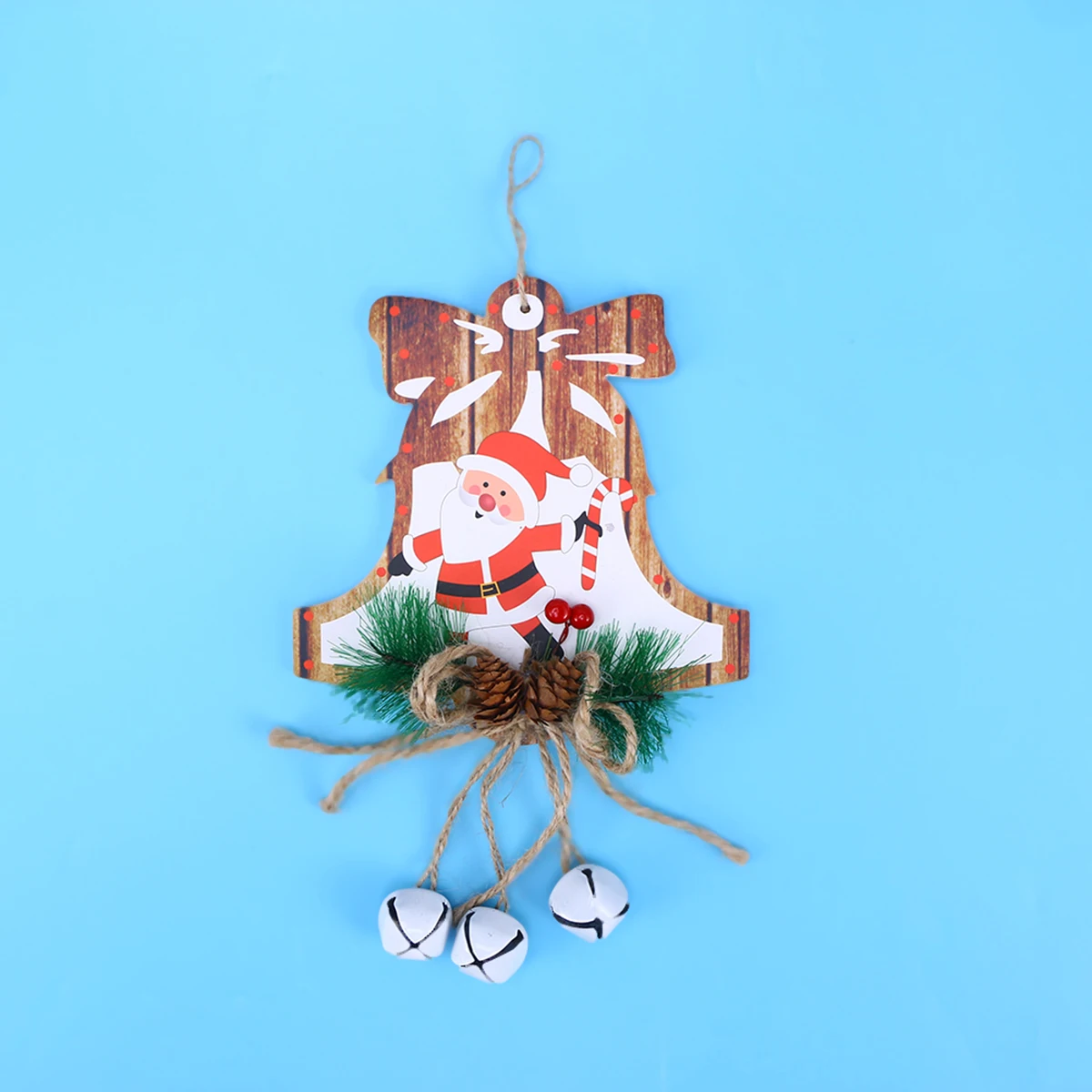 4PCS Christmas Tree Decor Pendant Hanging Ornament New Year Christmas Decoration Cartoon Shape Wind Chime Pendant For Home