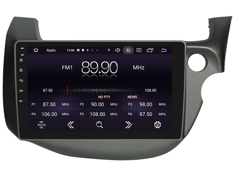 Clearance Factory direct sale OTOJETA Android 9.0 Car Multimedia Radio For Honda FIT GPS SWC USB bluetooth Navigation JAZZ tape recorder 4