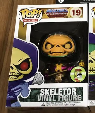 Черный 2013 SDCC редкий официальный Funko поп мастер Вселенной-металлический скелетор Грааль Виниловая фигурка Коллекционная модель игрушки - Цвет: Черный