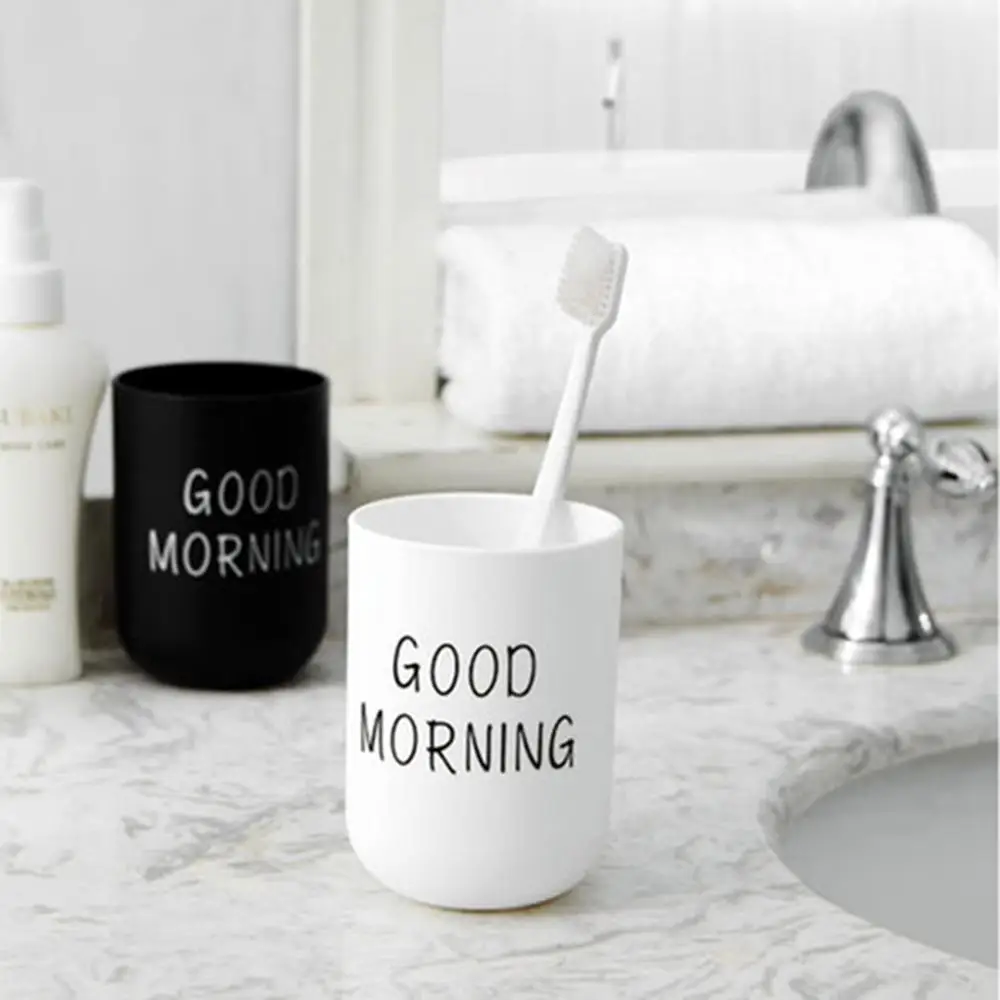 Portable Simple Nordic Mouthwash Home Bathroom Toothbrush Holder Washing Cup #x 
