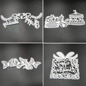 

ZATWBS butterfly fairy Cutting Dies for DIY Scrapbooking Decoretive Embossing Stencial DIY Decoative Cards die cutter